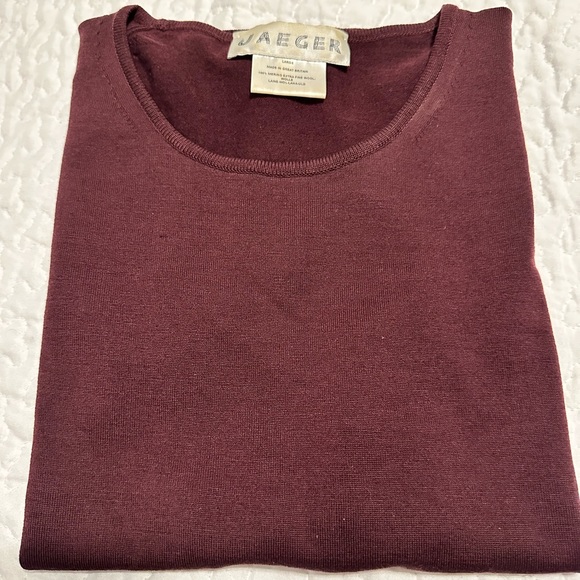 Jaeger Vintage Merino Wool Sweater-L - Picture 3 of 3